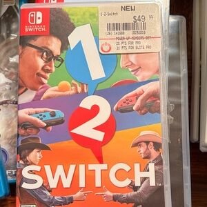 Nintendo 1-2-Switch Game - Red, Blue, White